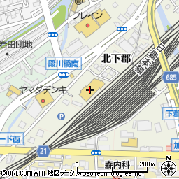 大分県大分市下郡1751周辺の地図