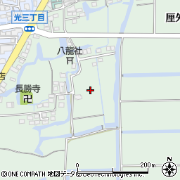 佐賀県佐賀市西与賀町厘外周辺の地図