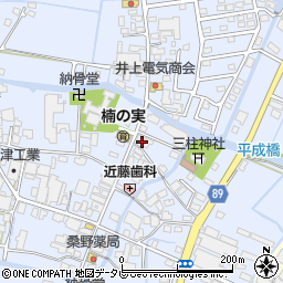 福岡県筑後市西牟田3462周辺の地図