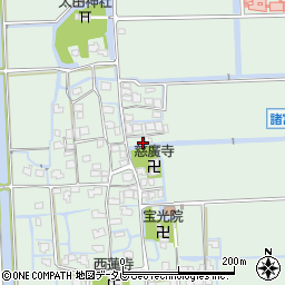 佐賀県佐賀市諸富町大字大堂1558-2周辺の地図