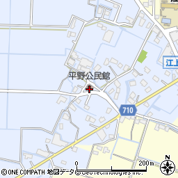 平野公民館周辺の地図