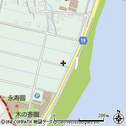 福岡県大川市道海島697周辺の地図