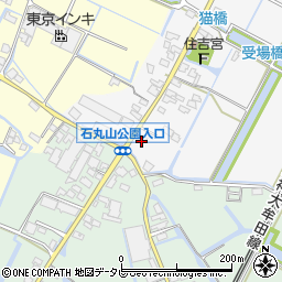 福岡県三潴郡大木町福土224-1周辺の地図