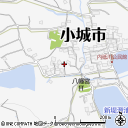 佐賀県小城市牛津町上砥川3982周辺の地図