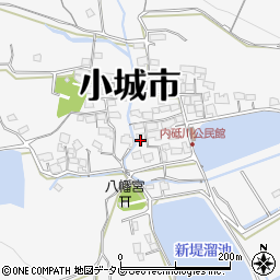 佐賀県小城市牛津町上砥川1865周辺の地図