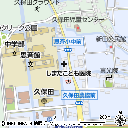 佐賀県佐賀市久保田町大字新田1125周辺の地図