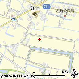 福岡県久留米市城島町江上周辺の地図