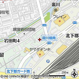 スーパードラッグノザキ岩田店周辺の地図