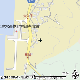 愛媛県宇和島市大浦22周辺の地図