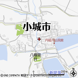 佐賀県小城市牛津町上砥川1867周辺の地図