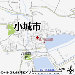 佐賀県小城市牛津町上砥川1880周辺の地図