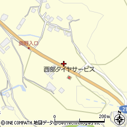 大分県玖珠郡九重町右田2058周辺の地図