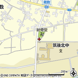 福岡県筑後市蔵数749周辺の地図