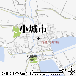 佐賀県小城市牛津町上砥川1866周辺の地図