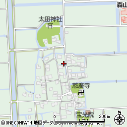 佐賀県佐賀市諸富町大字大堂1580-1周辺の地図