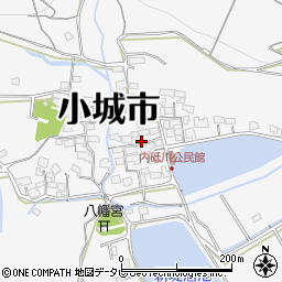 佐賀県小城市牛津町上砥川1879周辺の地図