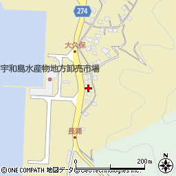 愛媛県宇和島市大浦23周辺の地図