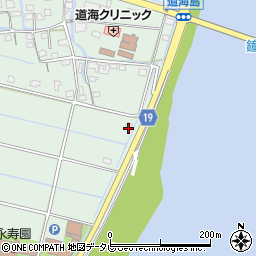 福岡県大川市道海島693周辺の地図