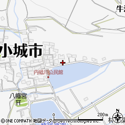 佐賀県小城市牛津町上砥川1967周辺の地図