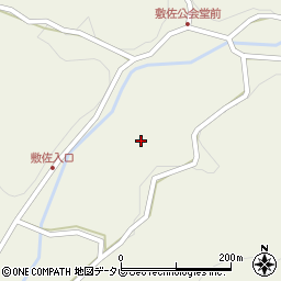 敷佐川周辺の地図