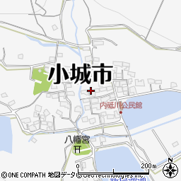 佐賀県小城市牛津町上砥川1870周辺の地図