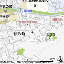 愛媛県宇和島市伊吹町256周辺の地図