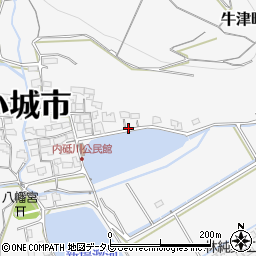 佐賀県小城市牛津町上砥川1979周辺の地図