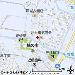 福岡県筑後市西牟田1899周辺の地図