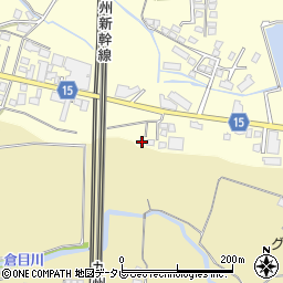 福岡県筑後市蔵数644-2周辺の地図