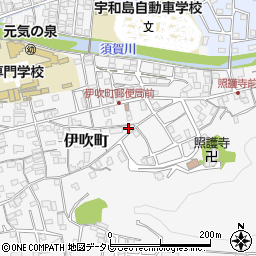 愛媛県宇和島市伊吹町484周辺の地図