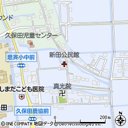 佐賀県佐賀市久保田町大字新田1057周辺の地図