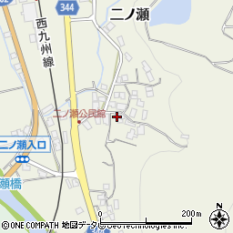 二ノ瀬公民館周辺の地図