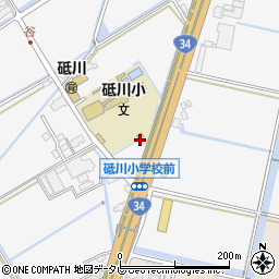 佐賀県小城市牛津町上砥川1393周辺の地図