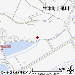 佐賀県小城市牛津町上砥川2016周辺の地図