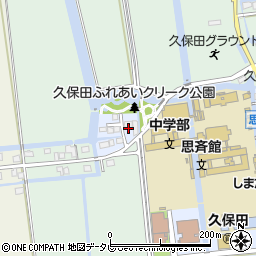 佐賀県佐賀市久保田町大字新田1258-1周辺の地図