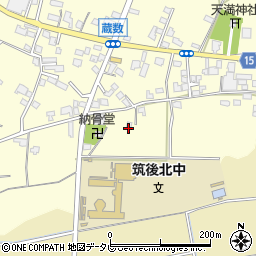 福岡県筑後市蔵数742周辺の地図