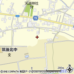 福岡県筑後市蔵数687周辺の地図
