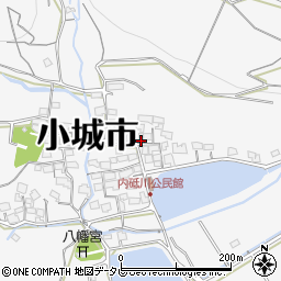 佐賀県小城市牛津町上砥川1891周辺の地図