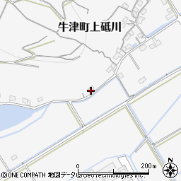 佐賀県小城市牛津町上砥川2060周辺の地図