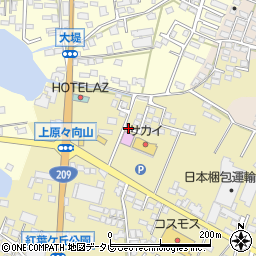 福岡県筑後市熊野57-3周辺の地図