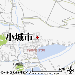 佐賀県小城市牛津町上砥川1952周辺の地図
