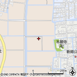 佐賀県佐賀市北川副町新郷周辺の地図