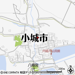 佐賀県小城市牛津町上砥川1902周辺の地図