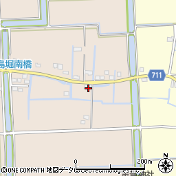 福岡県三潴郡大木町前牟田117周辺の地図