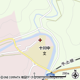 高知県高岡郡四万十町十和川口484周辺の地図