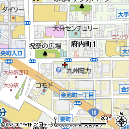 東横ＩＮＮ大分駅前周辺の地図