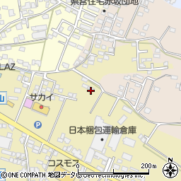 福岡県筑後市熊野28-2周辺の地図