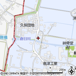 福岡県筑後市西牟田1971周辺の地図