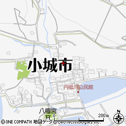 佐賀県小城市牛津町上砥川1904周辺の地図