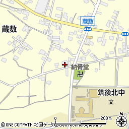 福岡県筑後市蔵数947-1周辺の地図